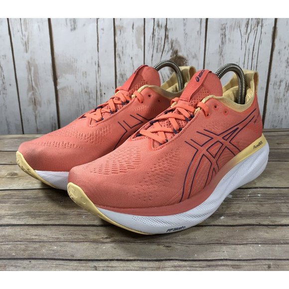 ASICS Gel-Nimbus 25 Shoes Womens Size 9 Athletic Running Jogging Training Pink - Picture 1 of 12
